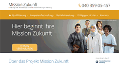 Desktop Screenshot of missionzukunft.elbcampus.de