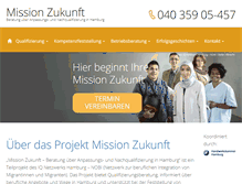 Tablet Screenshot of missionzukunft.elbcampus.de
